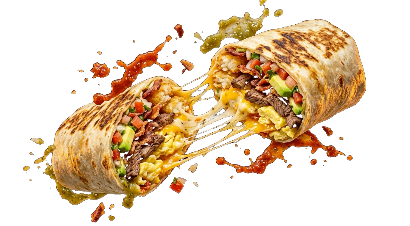 Giant California Breakfast Burrito