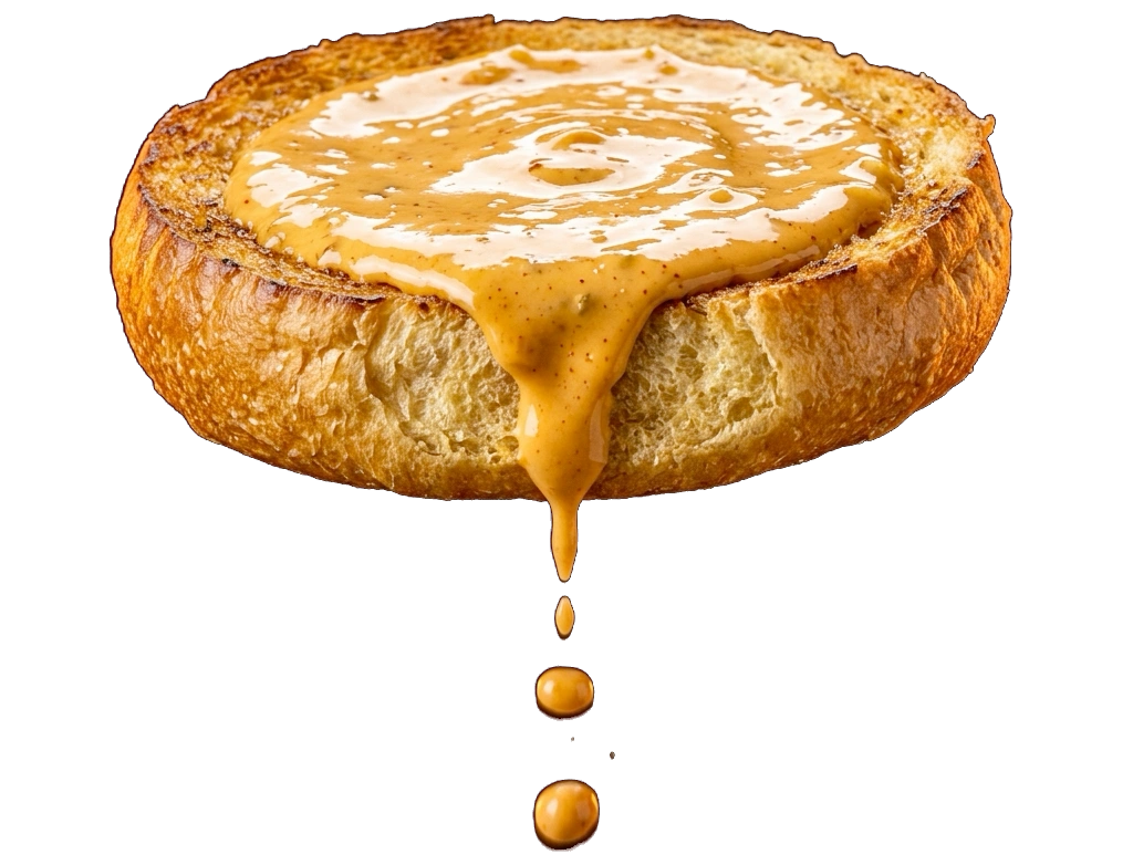 Bottom Bun with Dripping House Burger Sauce