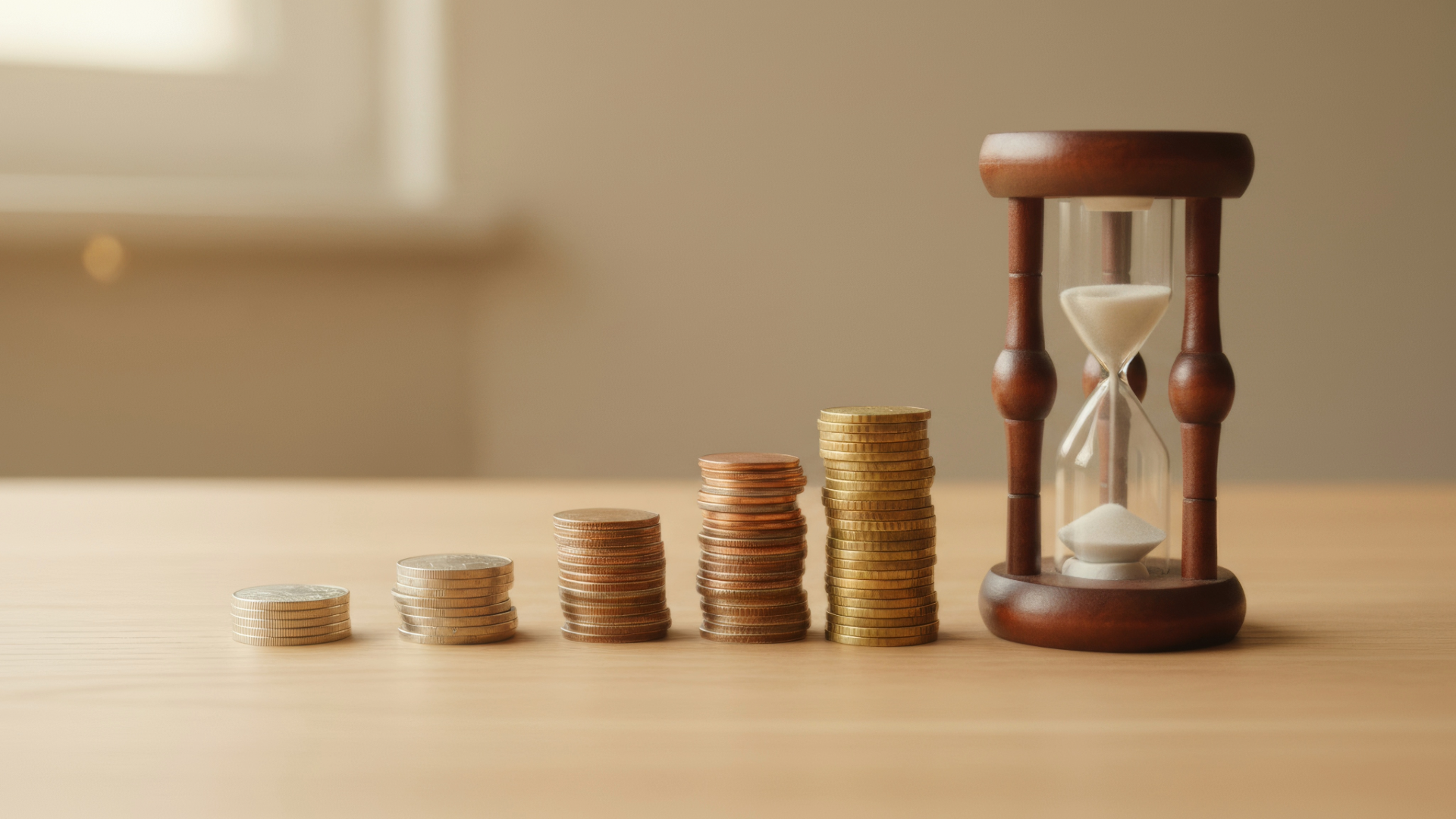  Money compounds. Time doesn’t.