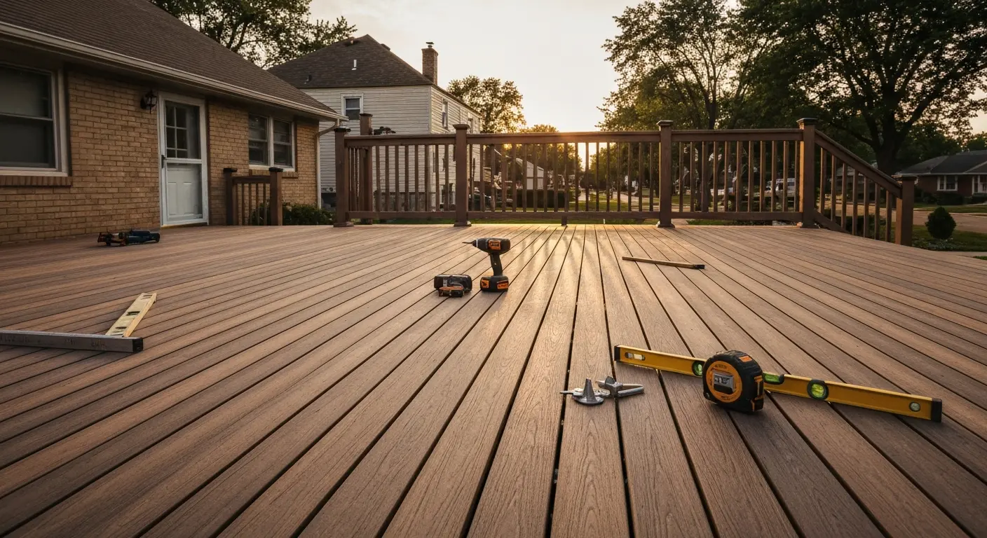 Raised deck construction