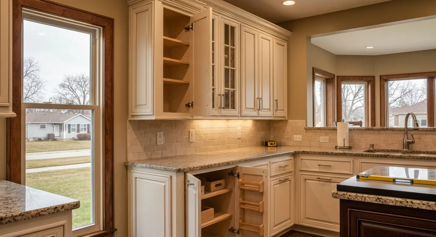 Custom kitchen cabinets in Tinley Park