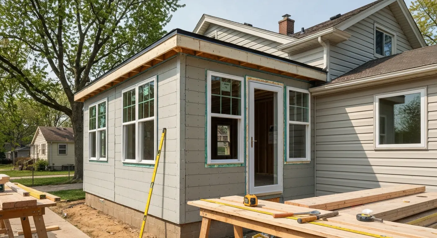 Home addition construction
