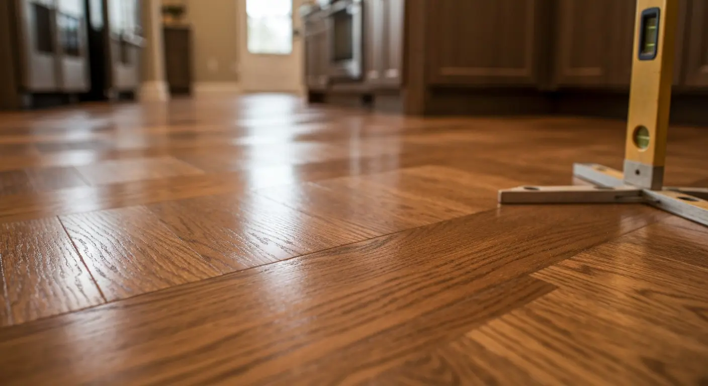 Engineered hardwood kitchen flooring
