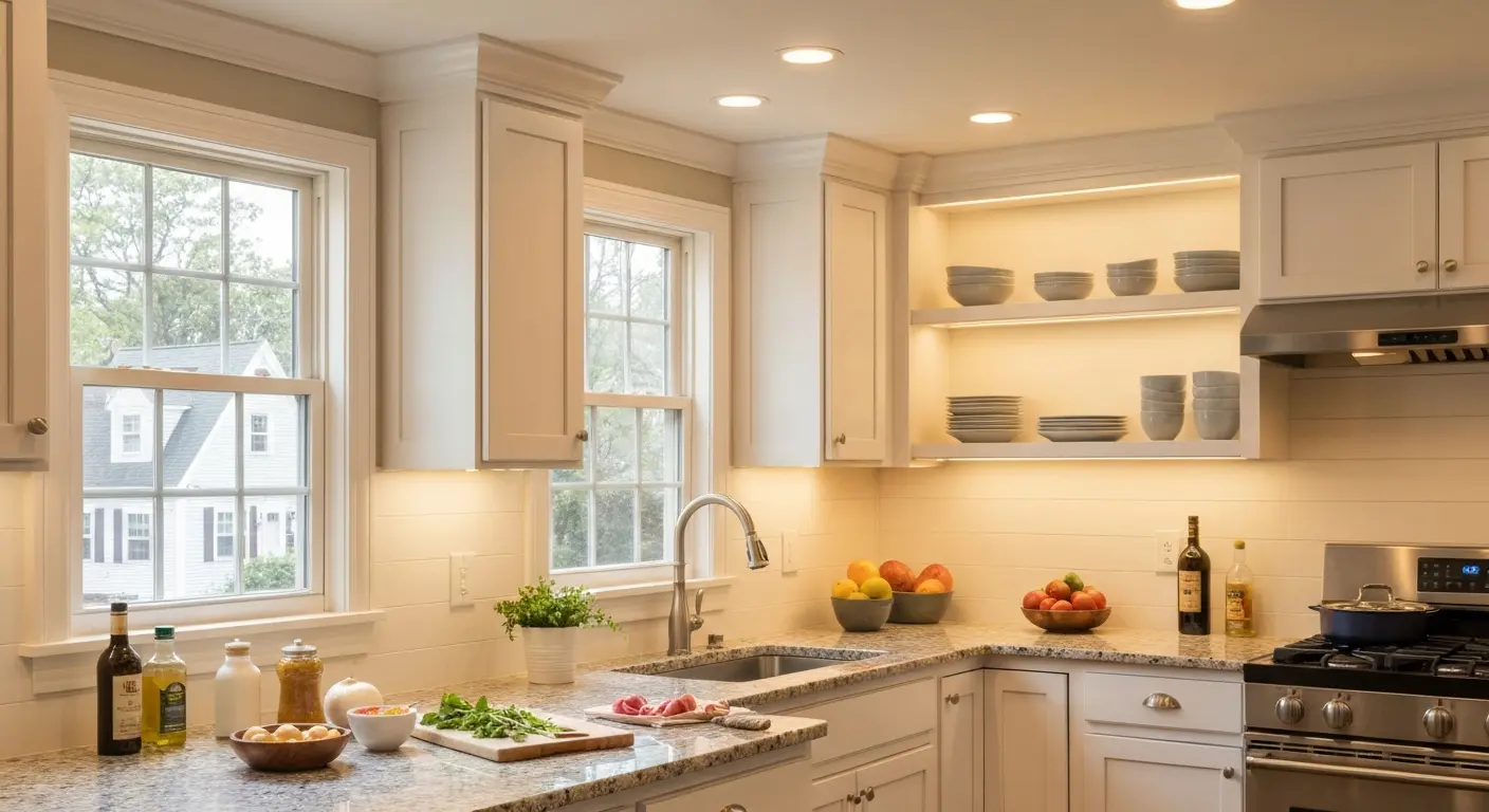 Lighting fixtures and finishing details