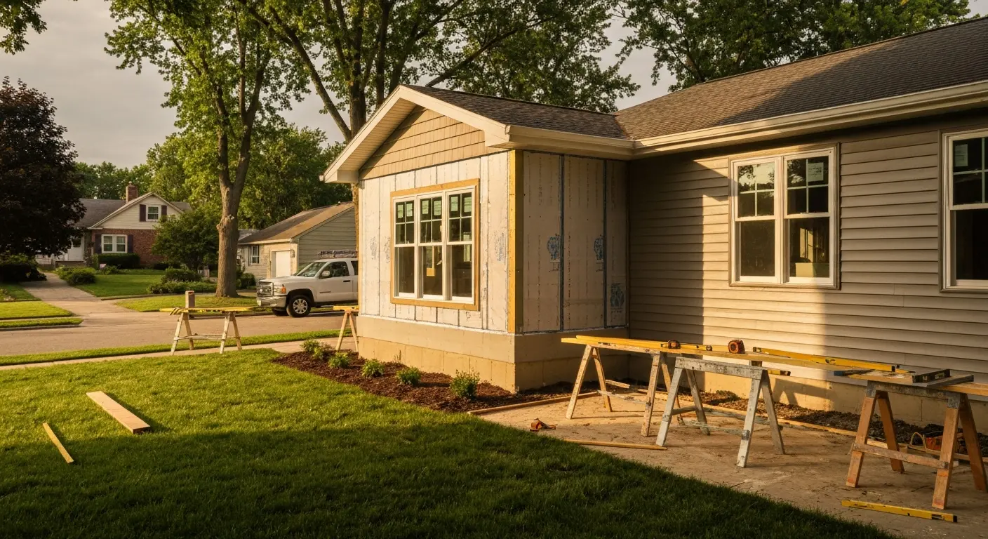 Home addition construction