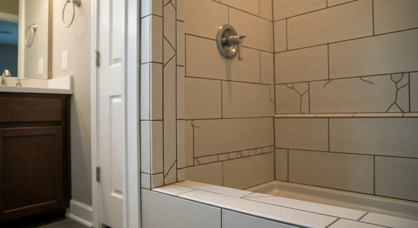 Tile shower installation