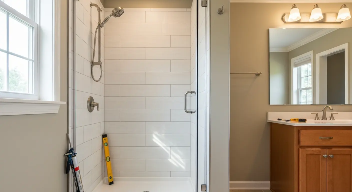 Shower and tub installation
