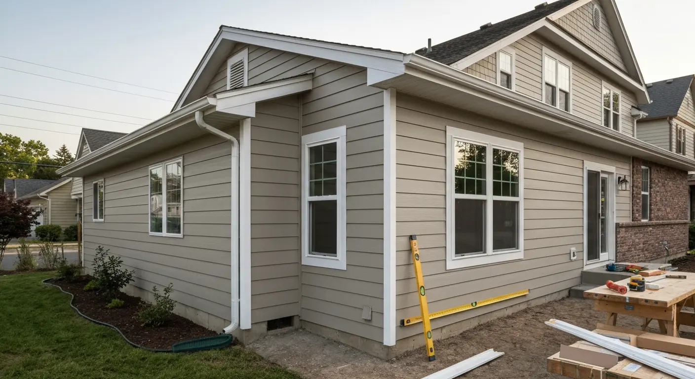 Home addition exterior