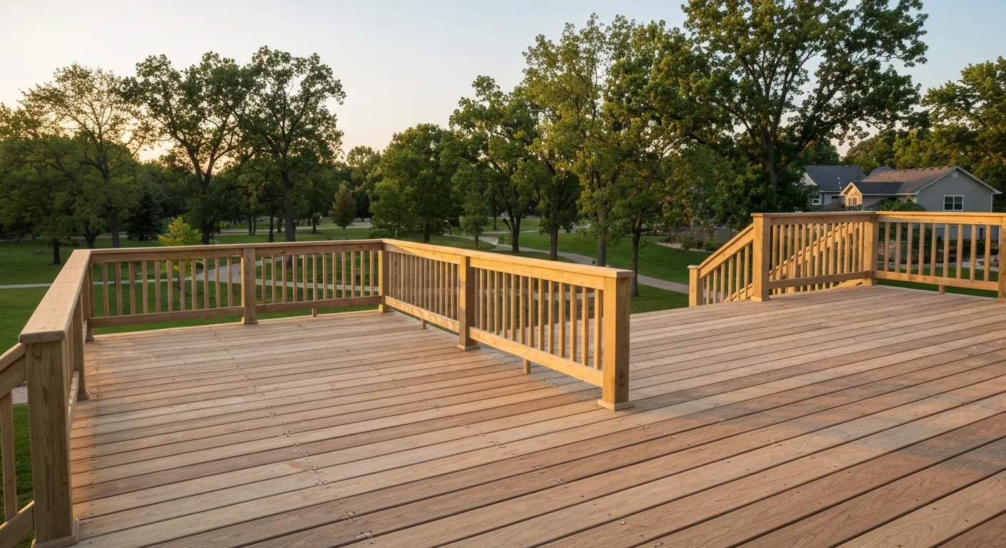 Elevated deck