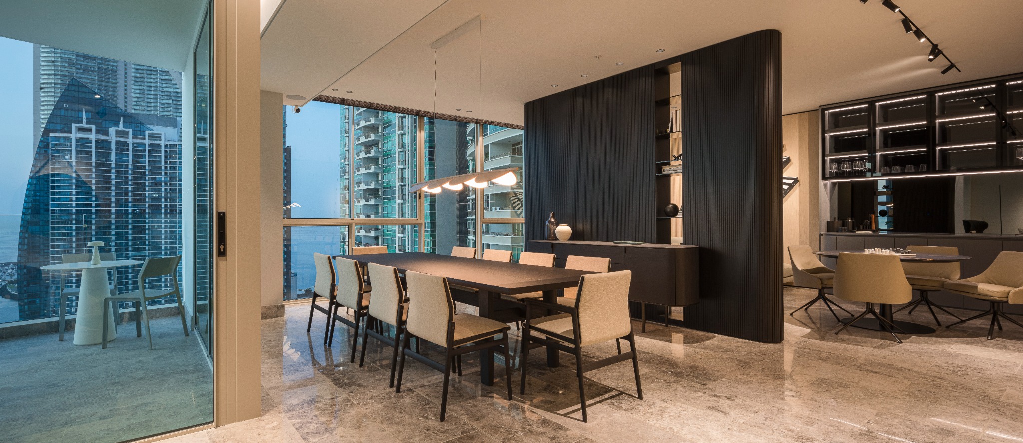 Family room at Pacific Point