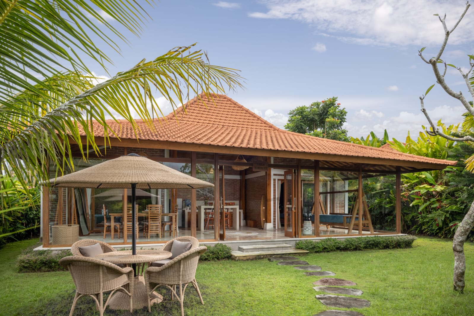 A villa and its terrace