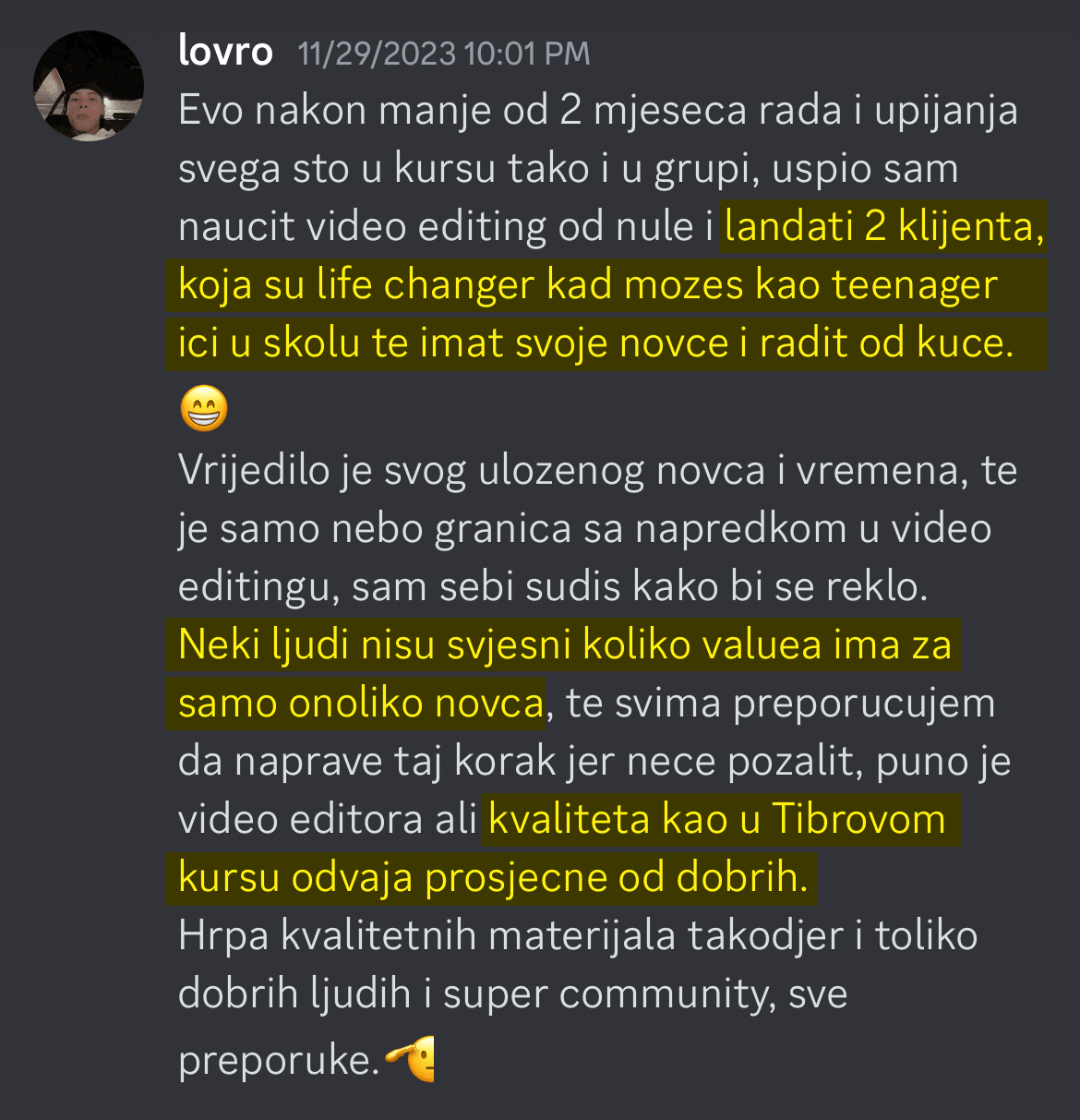 Rezultat člana