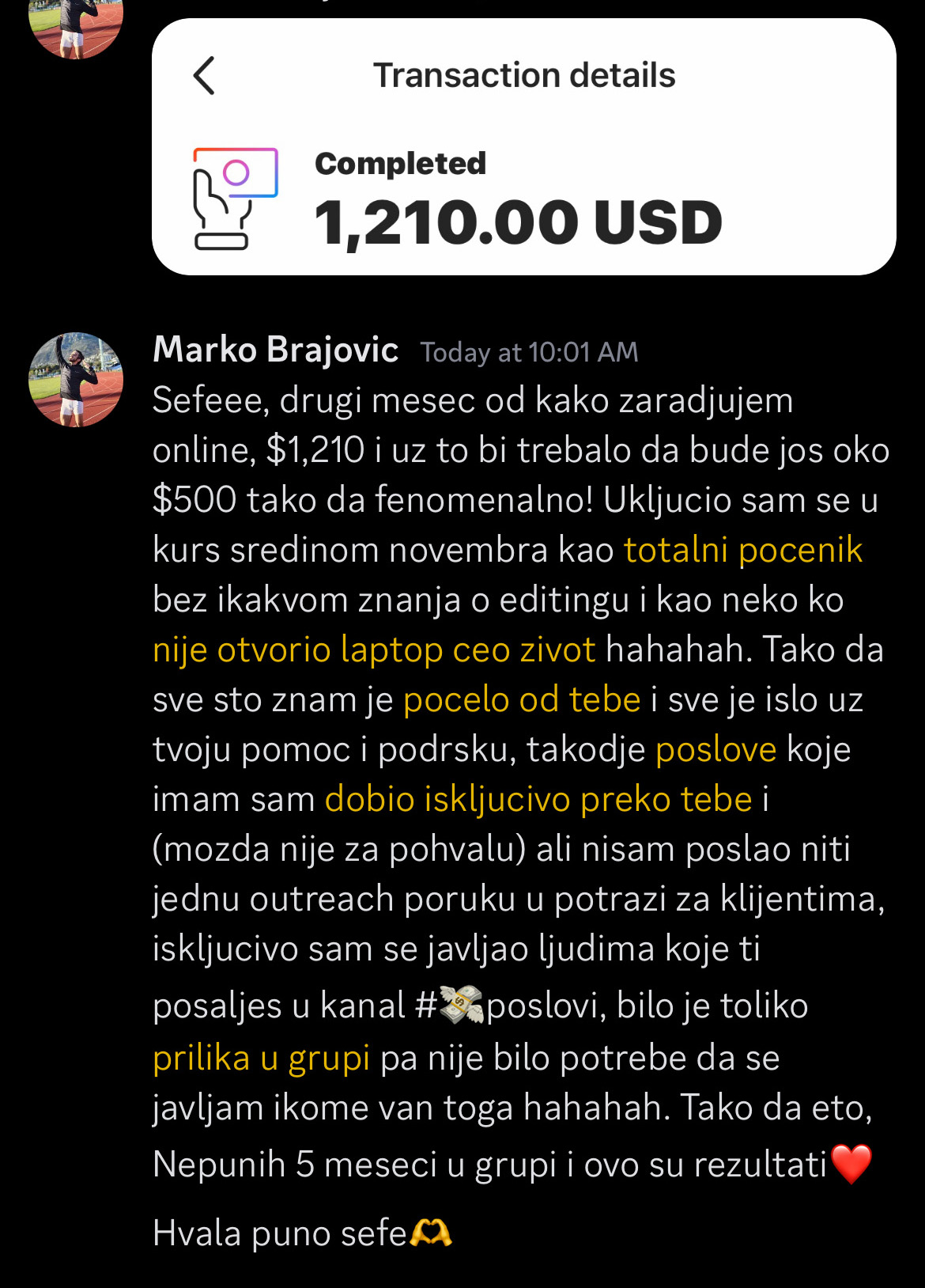 Rezultat člana