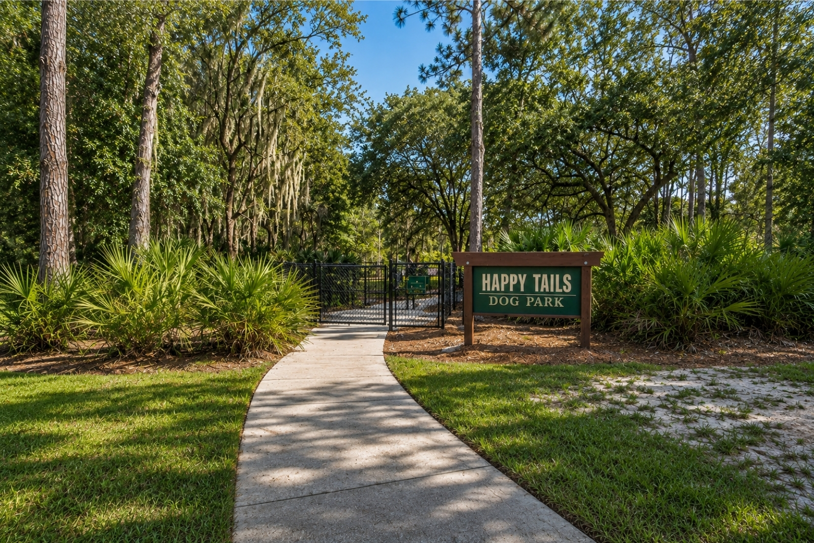 Happy Tails dog park in Greenleaf Village at Nocatee