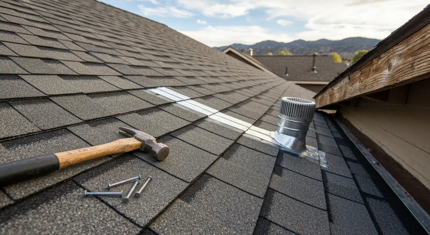 Roof repair and maintenance work