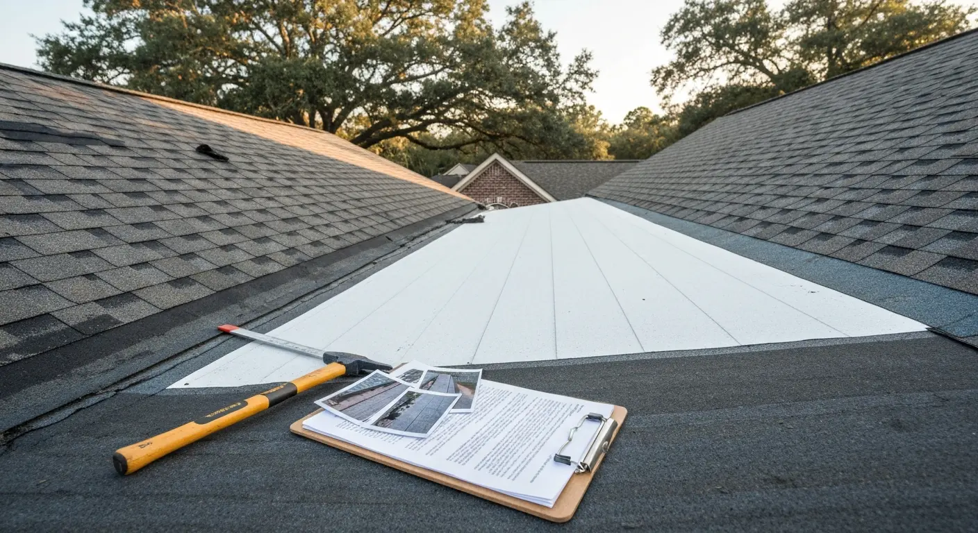 Storm damage repair near Florence