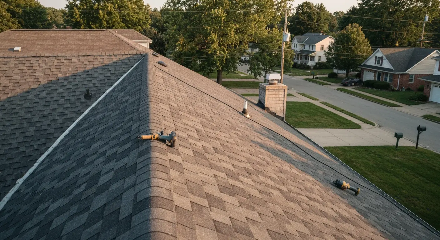 Complete roof replacement project