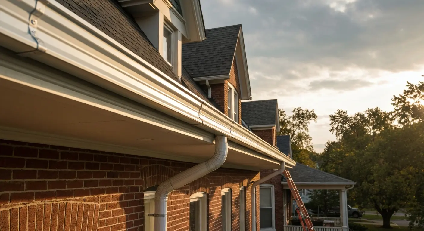Seamless aluminum gutters