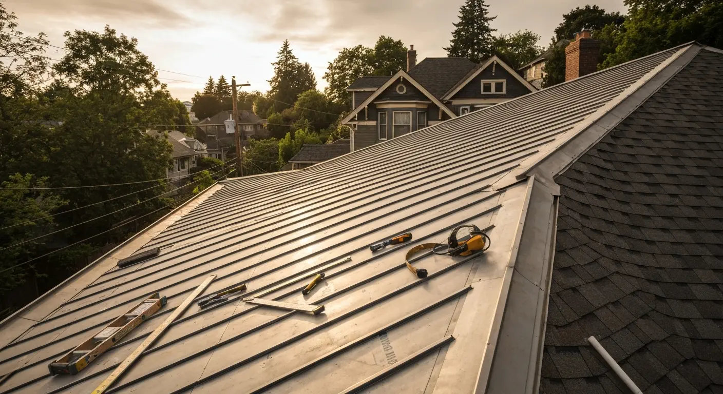 Complete roof replacement project