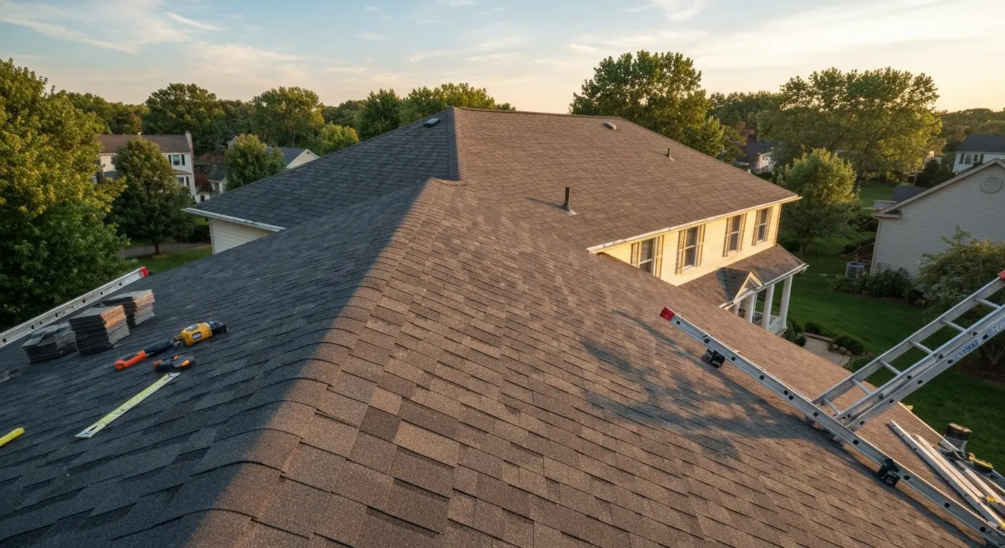 Roof replacement on Blue Ash home