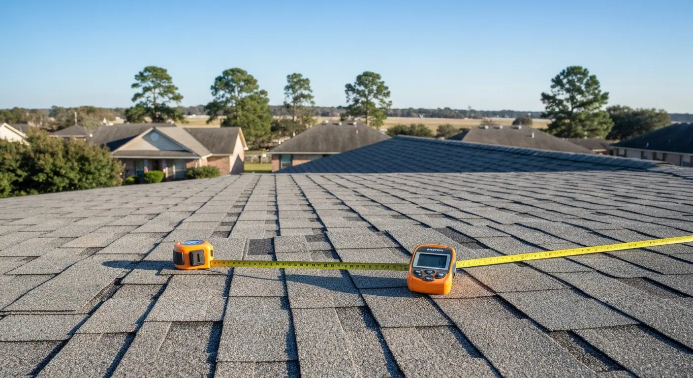 Roof inspection in Monroe