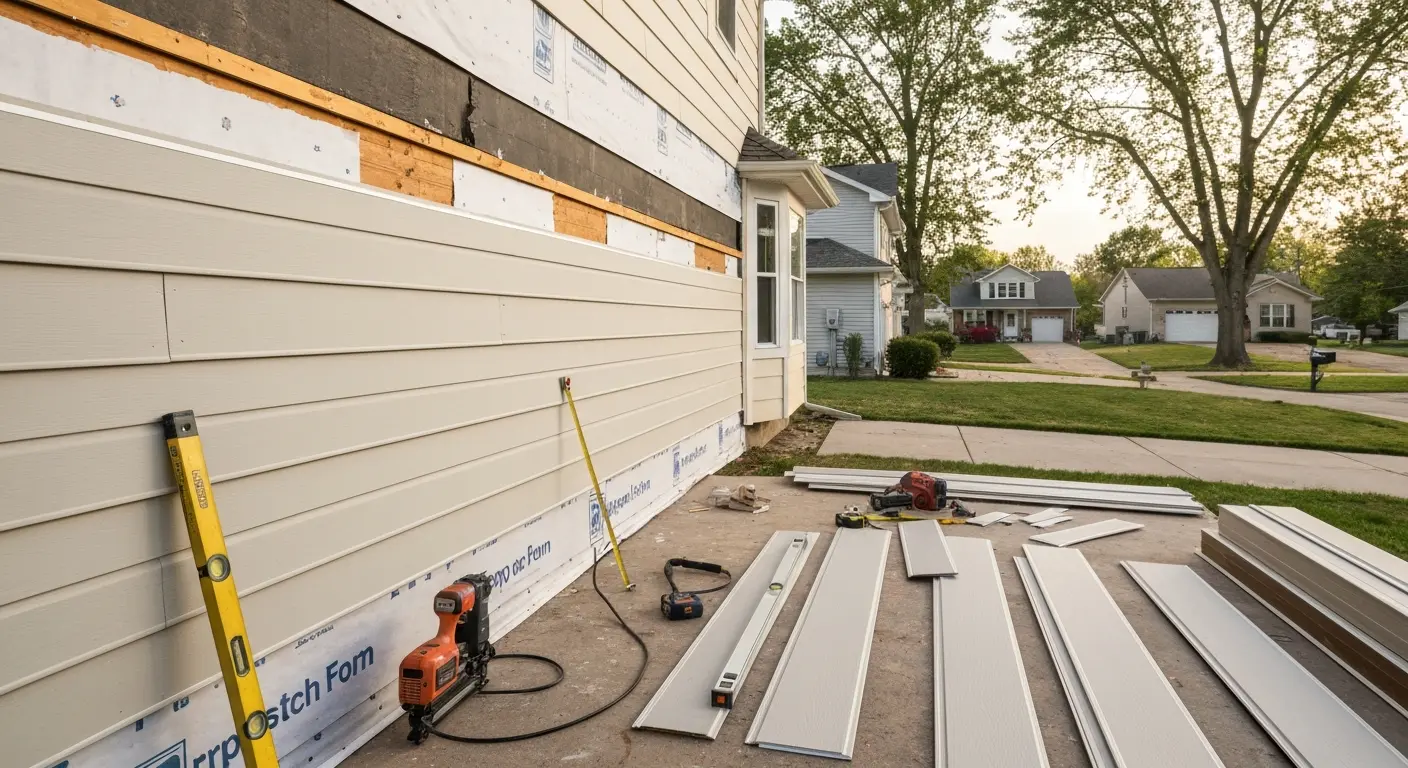 Siding installation