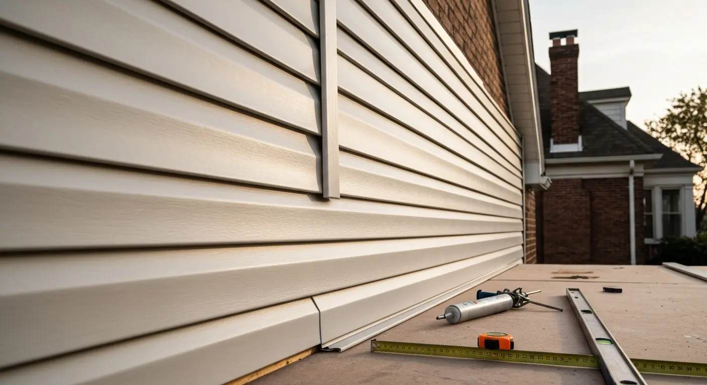 Vinyl siding replacement project