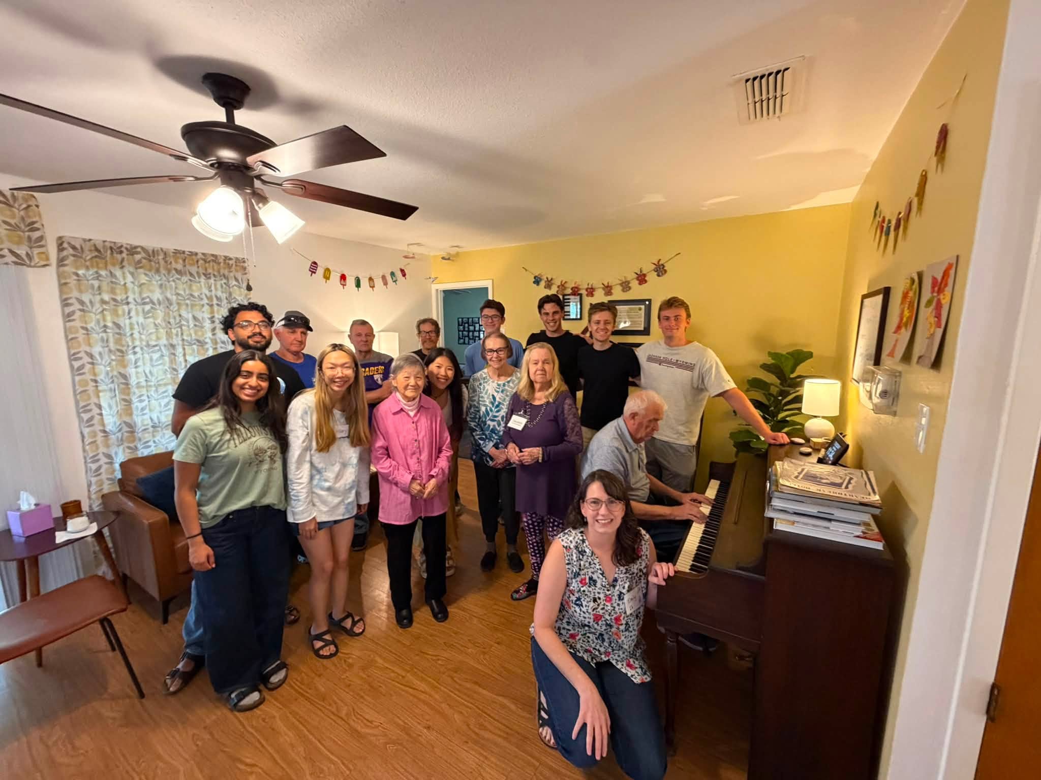 DEC participants, students, and team members together at the center