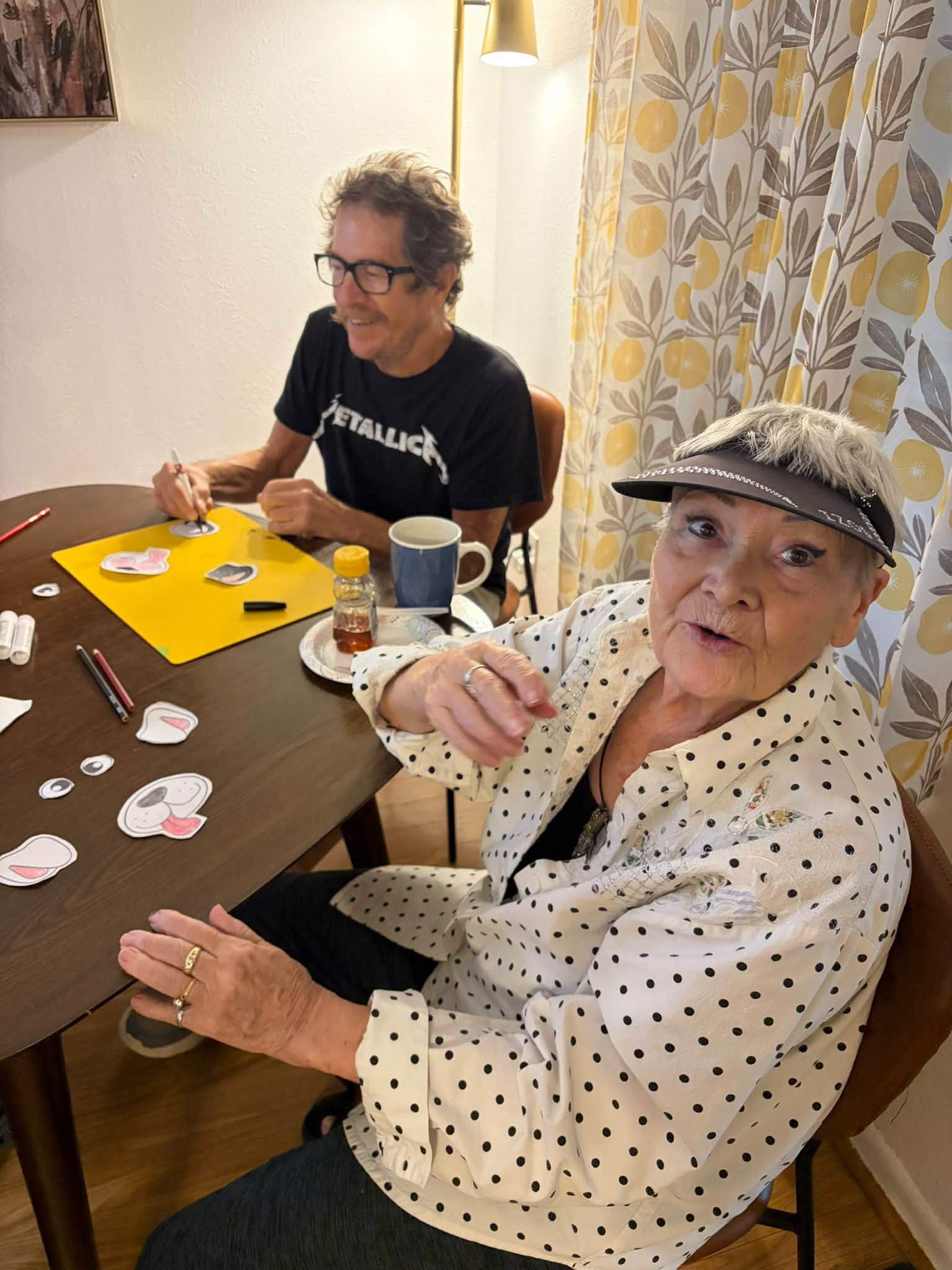 DEC participant enjoying a creative activity