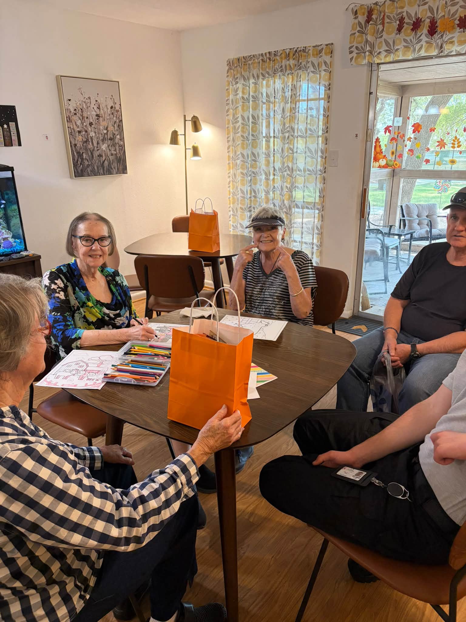 DEC participants gathered for a meaningful group activity