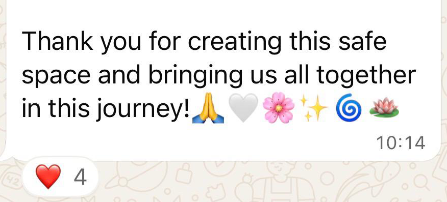 Client testimonial thanking Anca Secara for motivation and clarity to take aligned action.