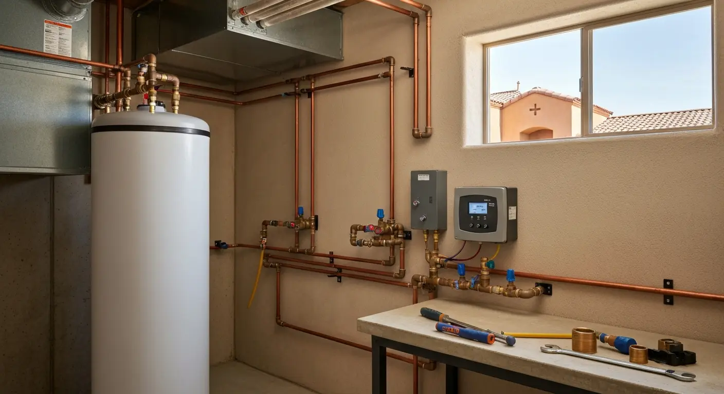 Water softener installation