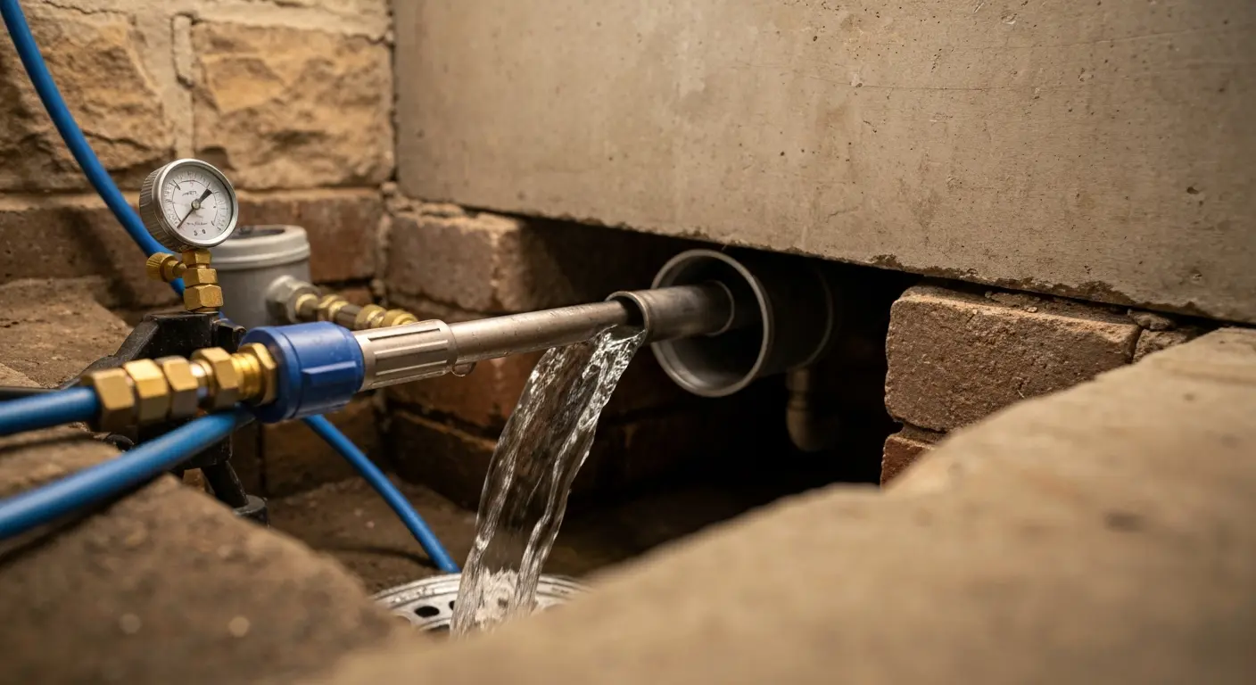 Drain cleaning and hydrojetting service