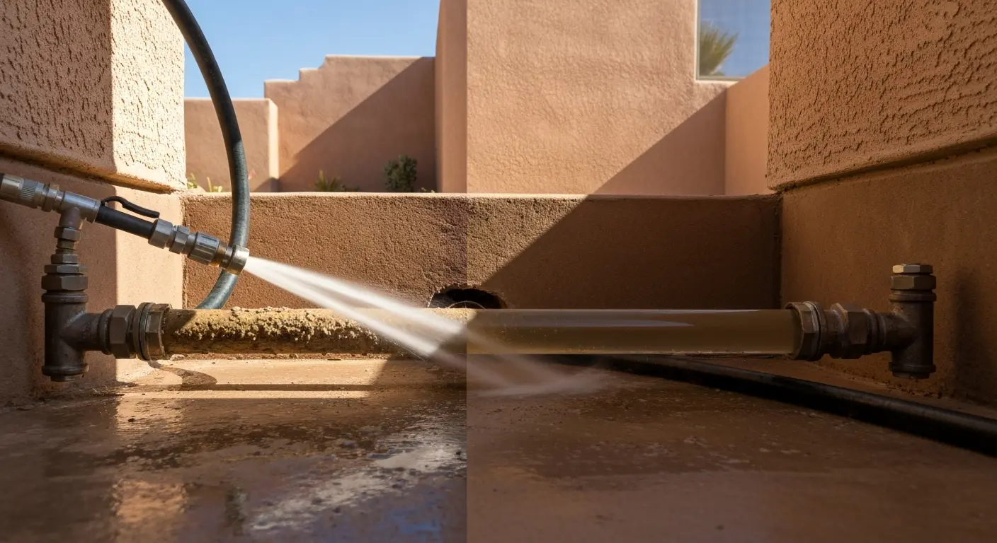 Drain cleaning service