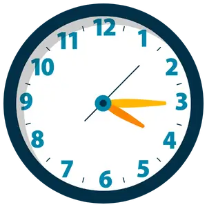 Clock icon representing time saved by CutBooked virtual receptionist services for barbers – save 5 to 11 hours per month on client bookings and reminders.
