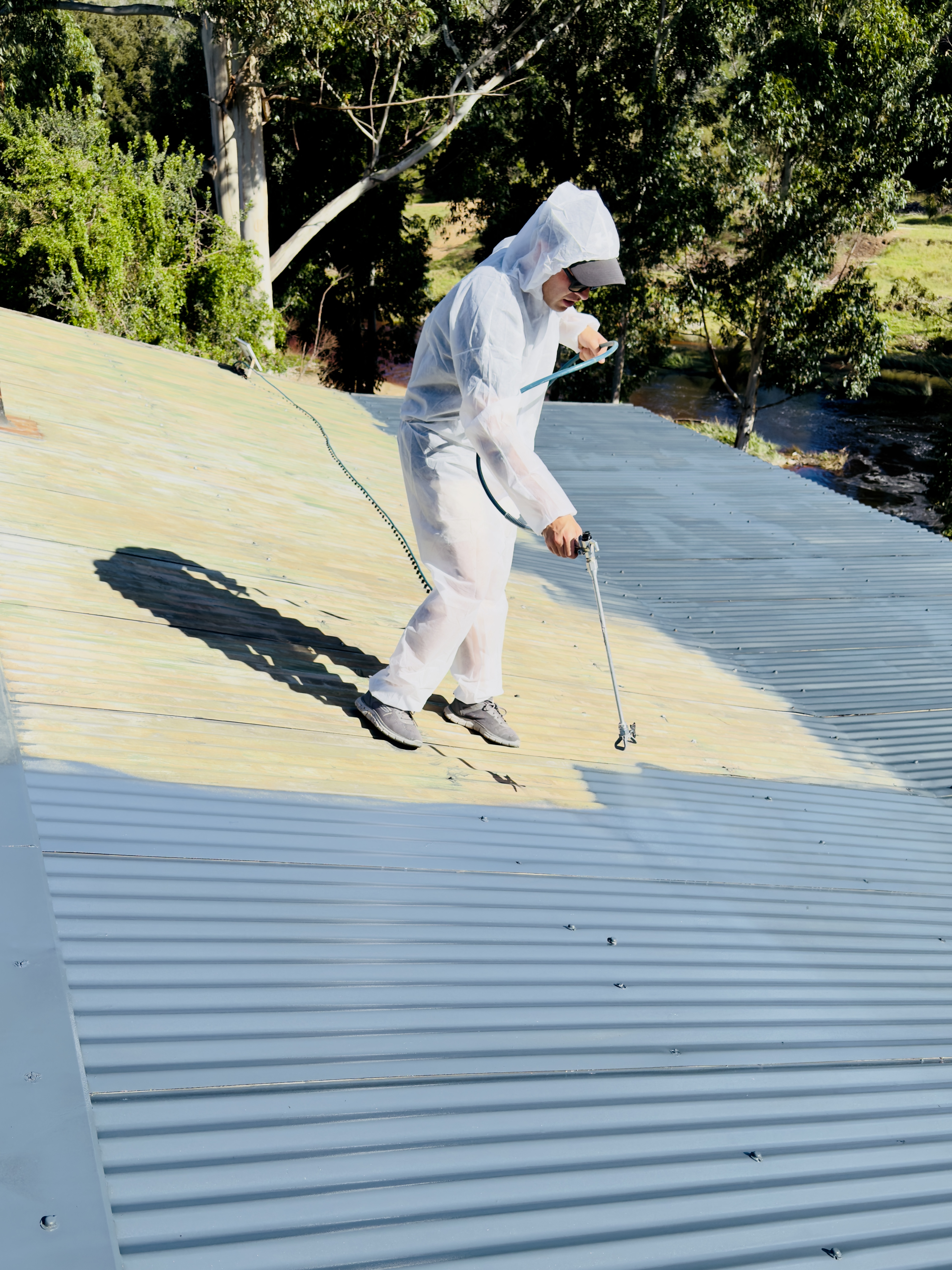 Damaged roof needing repair