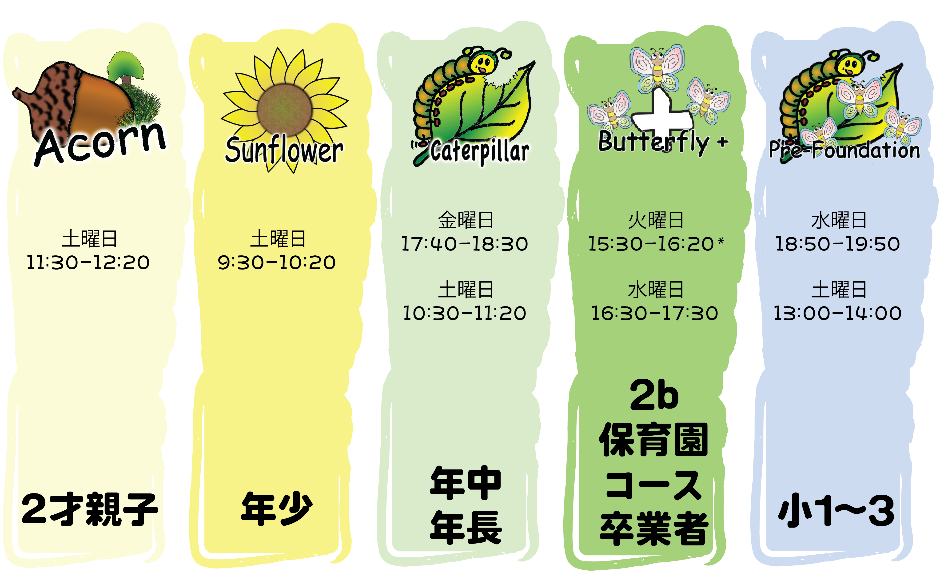 ツービーイングリッシュスククラススケジュールール_近江八幡_