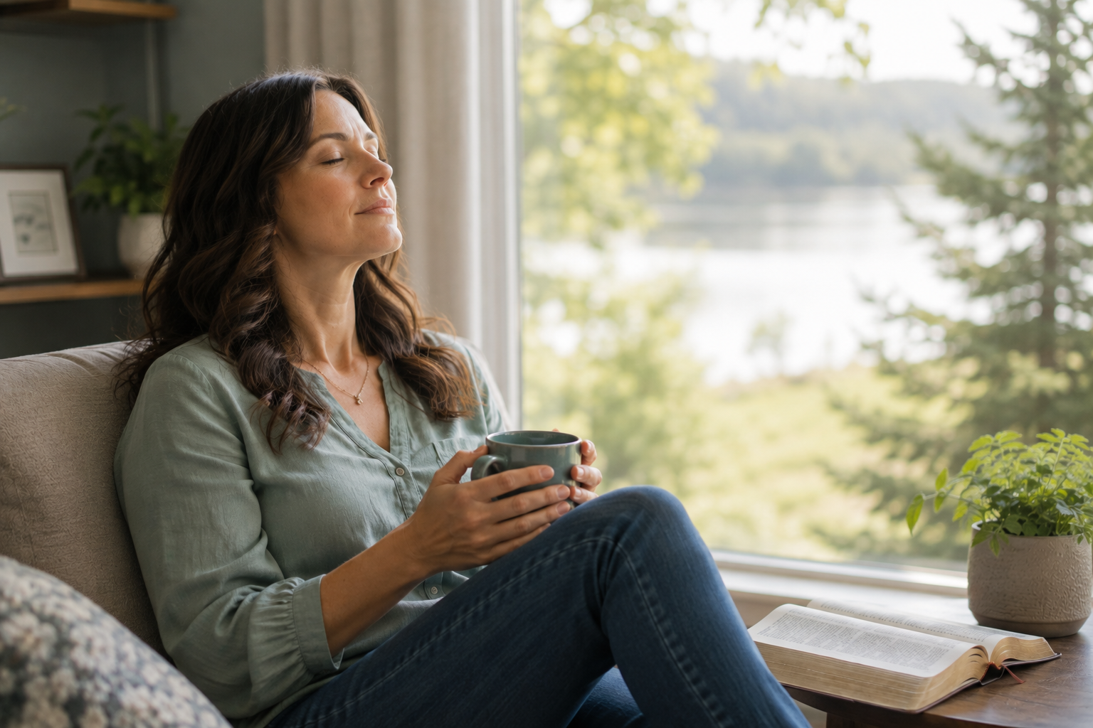 Woman resting