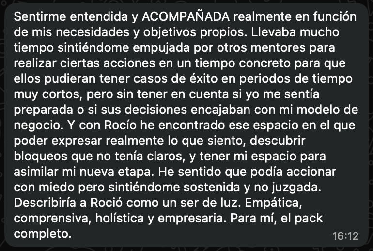 Continuación del mensaje de Natalia Guillamón