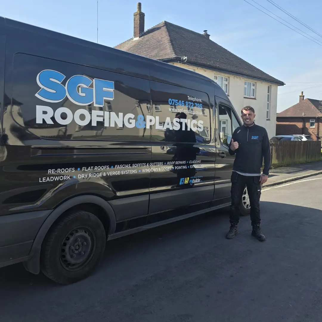 Samuel Fisher, owner of SGF Roofing Ltd