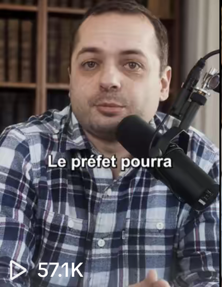 François’s video displaying 57.1 thousand views