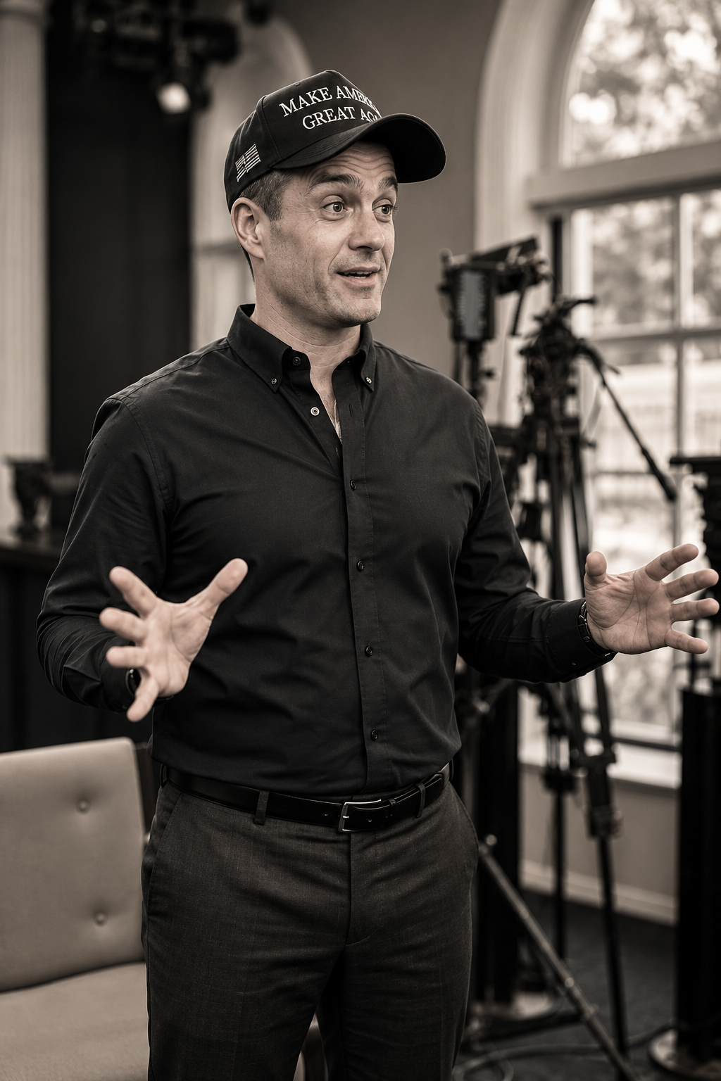 Portrait of Dominic Box, partner and political weaponization expert at MAGA Cavalry