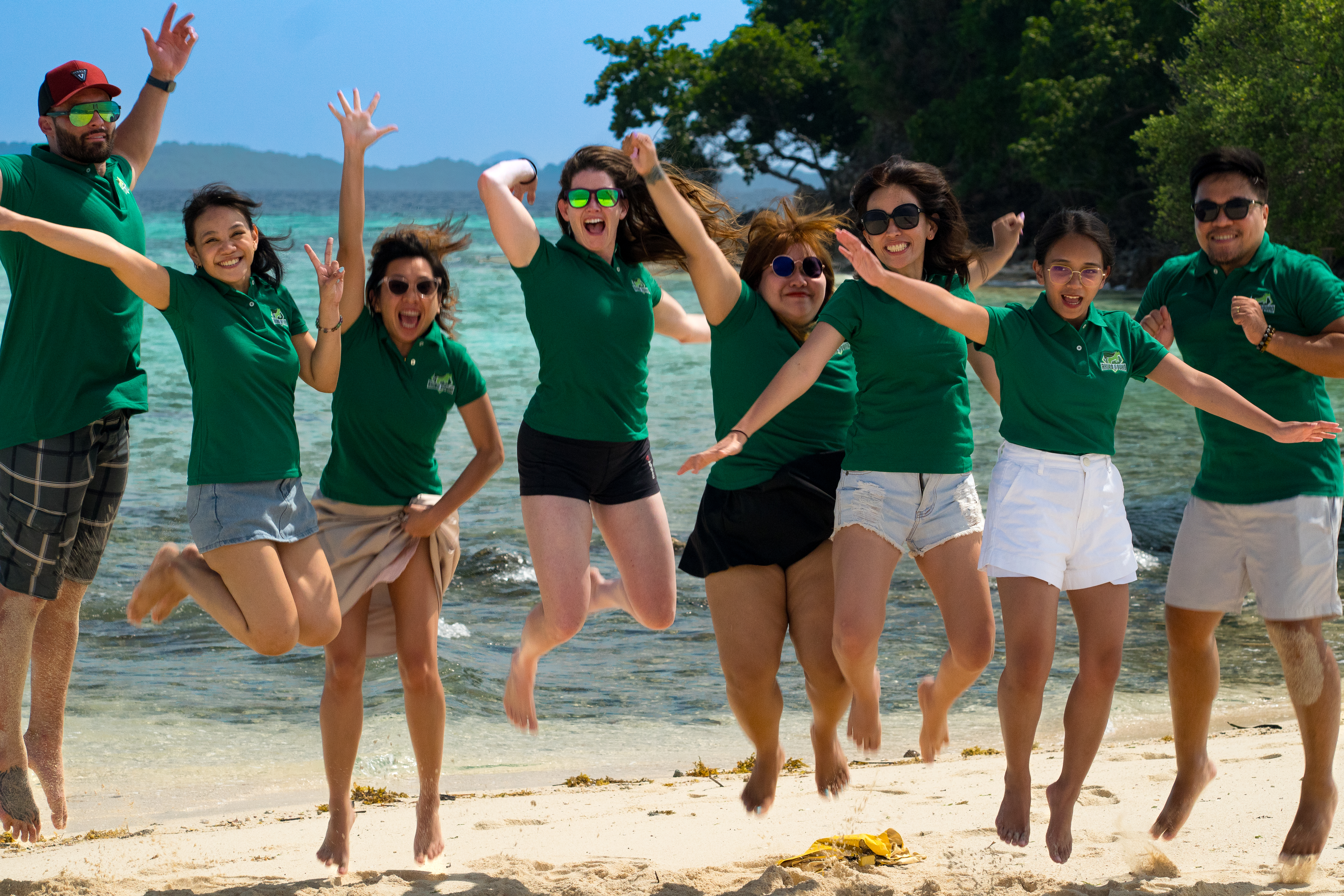 Rhino Squad internal team in Coron, Philippines