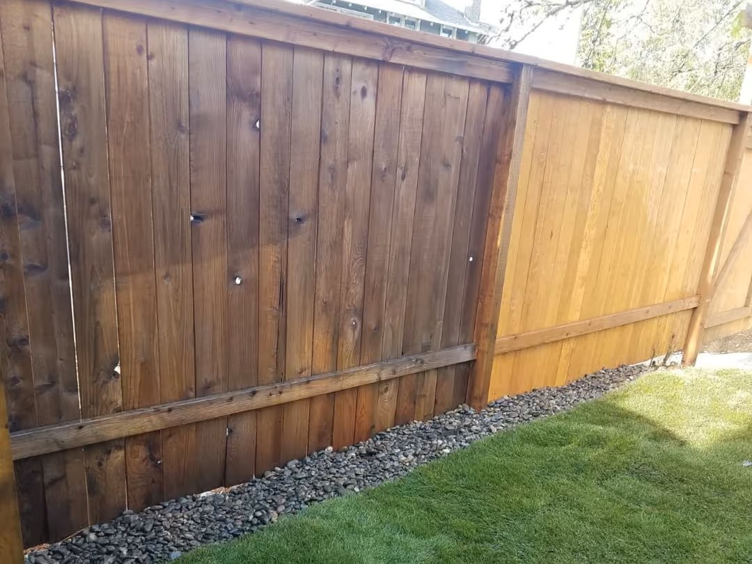 Fence and Pavers