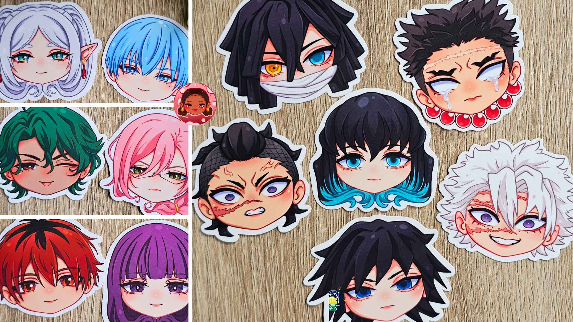 Caracter Sticker Character Stickers | Viintji Studio