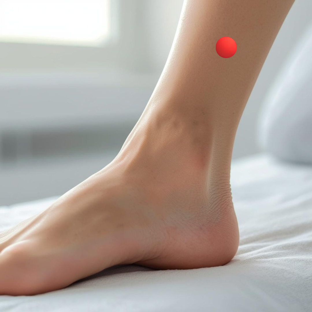 Spleen 6 Acupressure Point