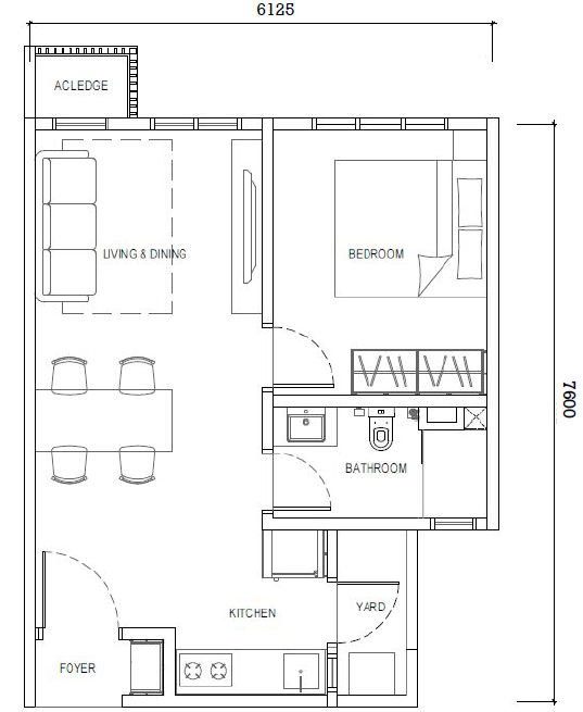 Type C Floor plan