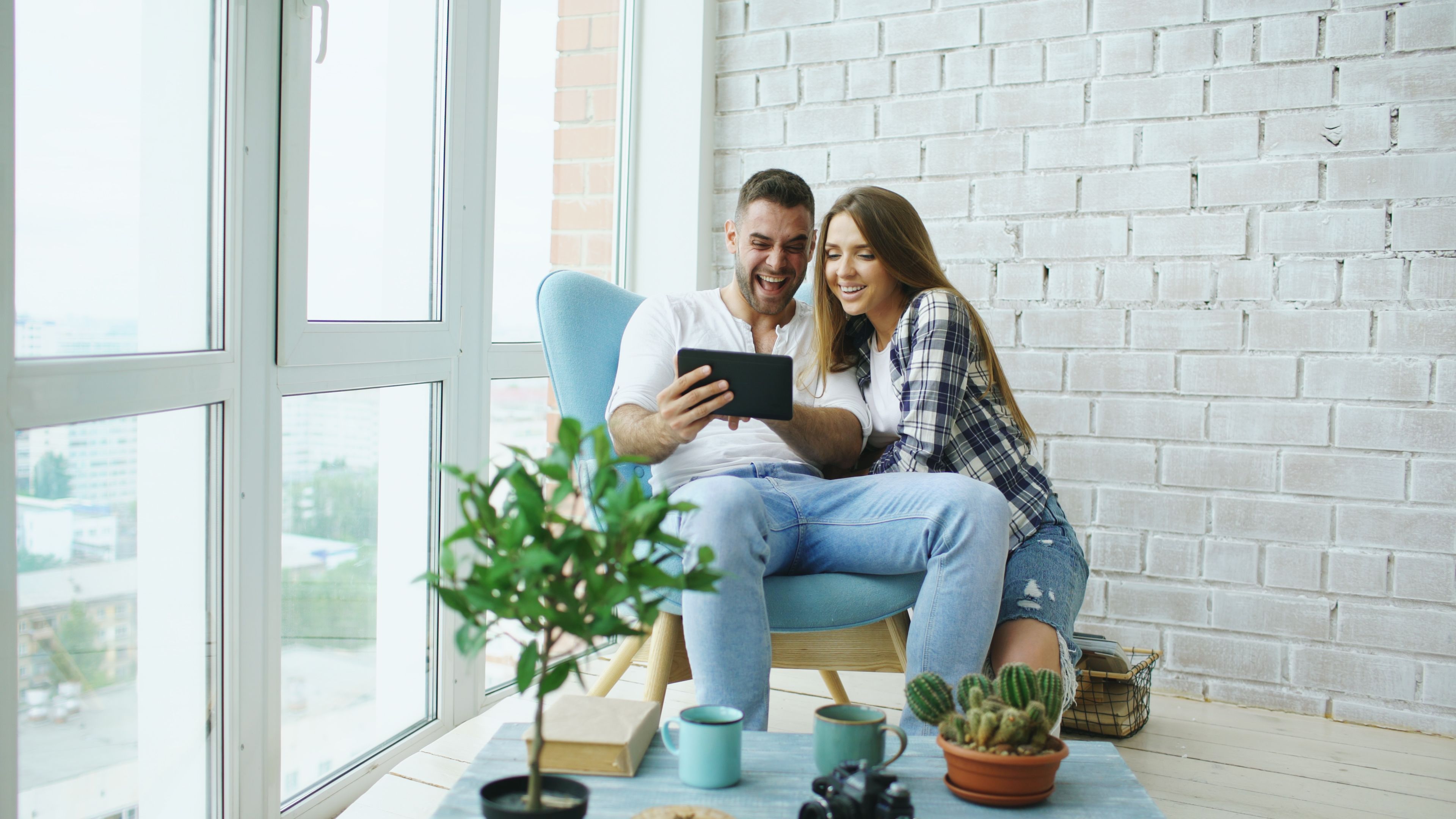 Couple in a good communication