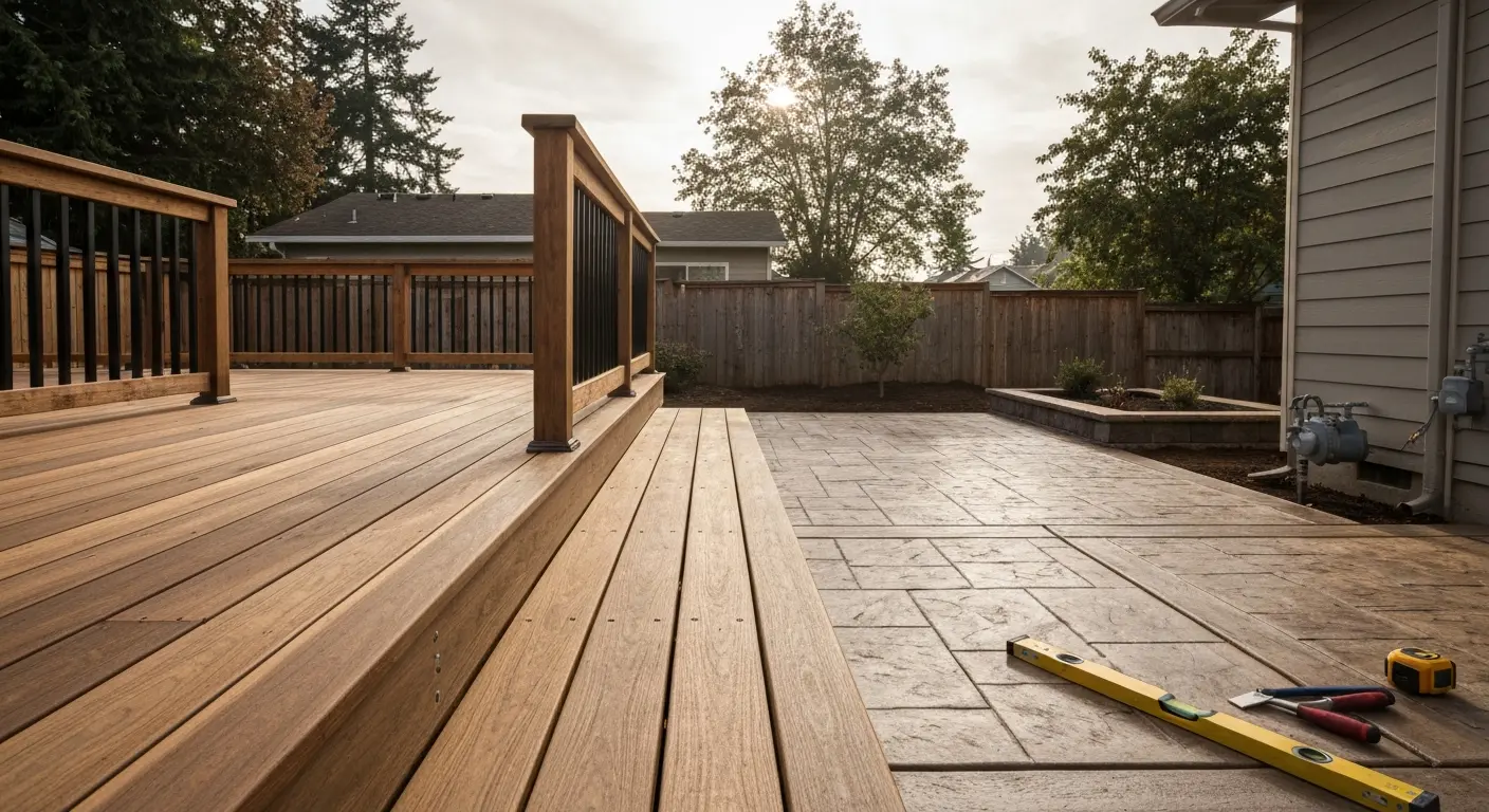 Backyard renovation project