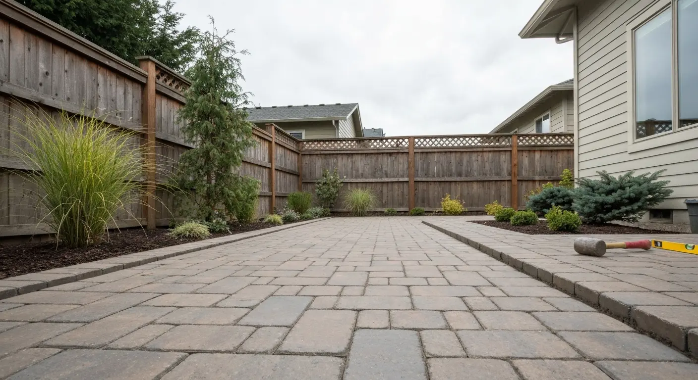 Hardscape design project